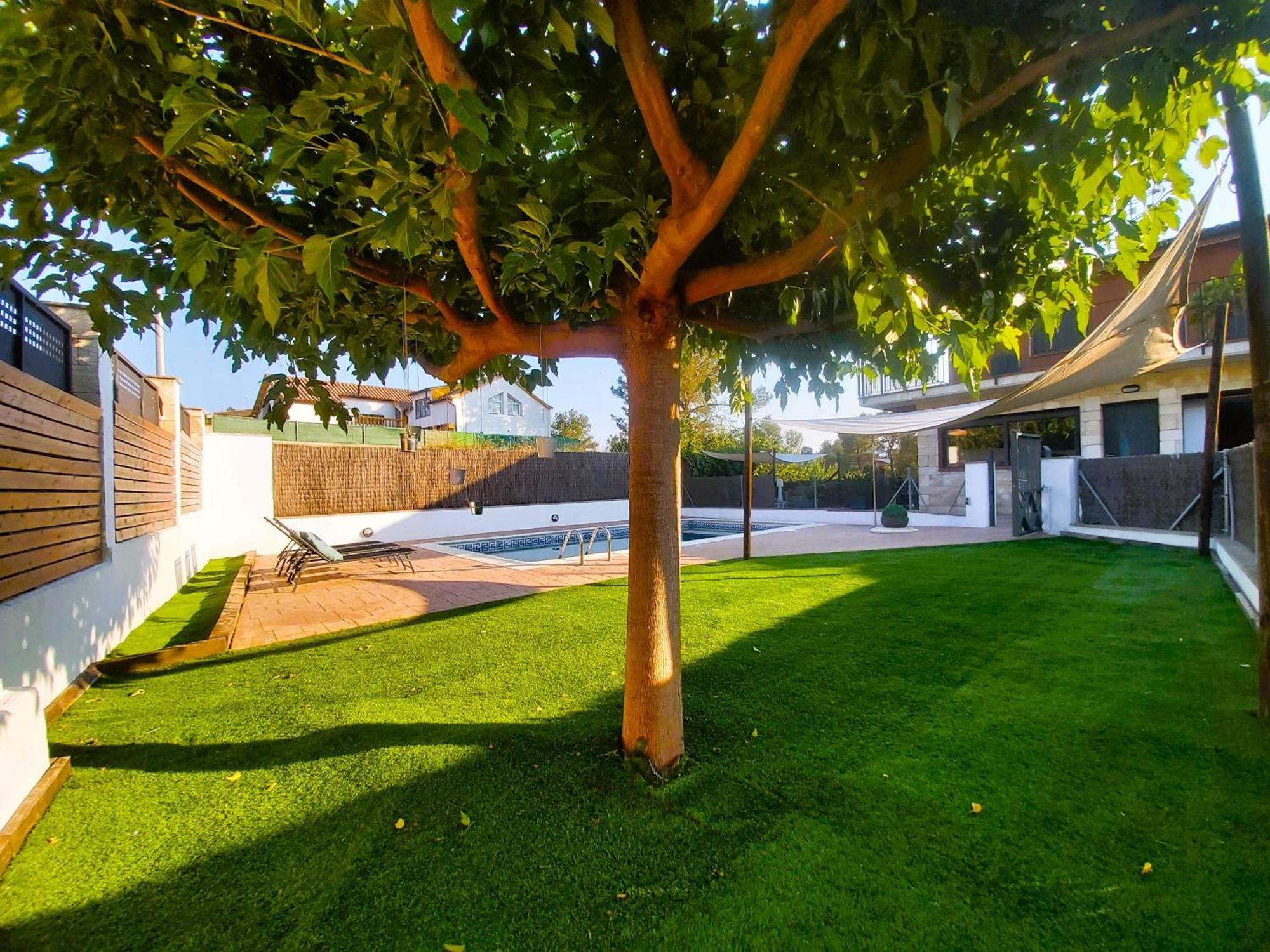 Morera Blanca Piscina, Barbacoa, Chill-Out San Mateu de Bages 外观 照片